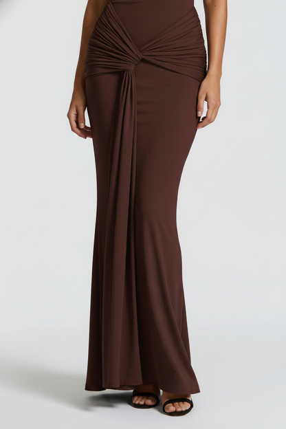 Arden | Maxi Dress - Plum Brown