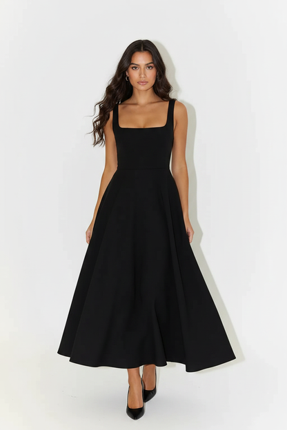 Aubrey | Midi Dress - Black
