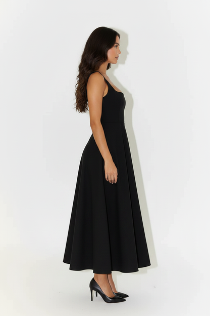 Aubrey | Midi Dress - Black