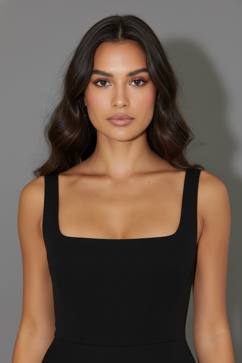 Aubrey | Midi Dress - Black