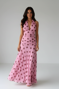 Ashley | Women's Polka Dot Maxi Dress Summer Garden Party Outfit