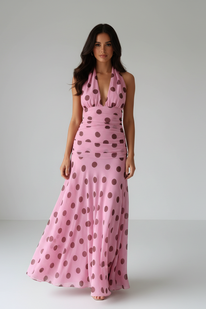 Livette - Polka Dot Maxi Dress