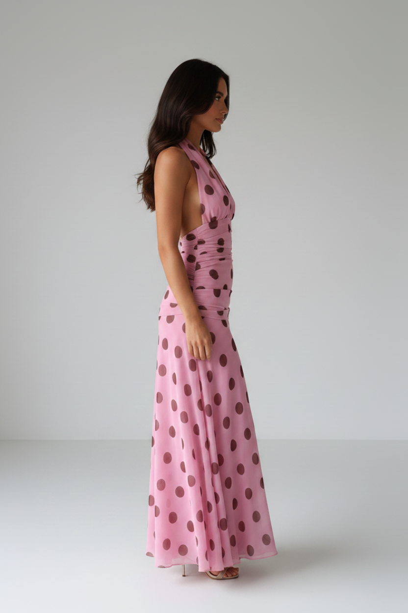 Livette - Polka Dot Maxi Dress