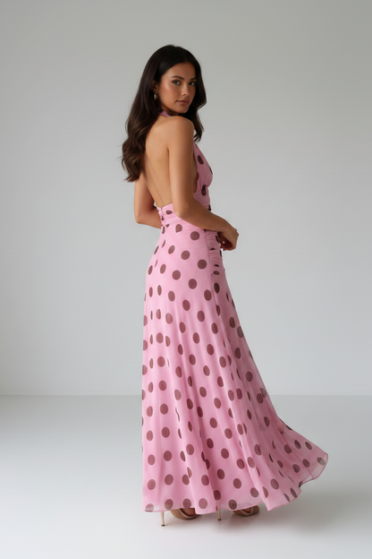 Livette - Polka Dot Maxi Dress