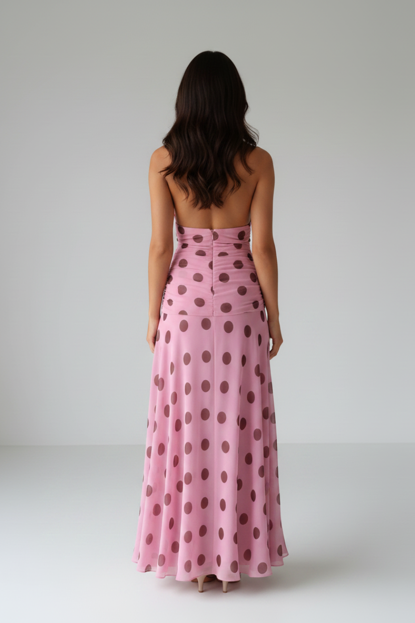 Livette - Polka Dot Maxi Dress
