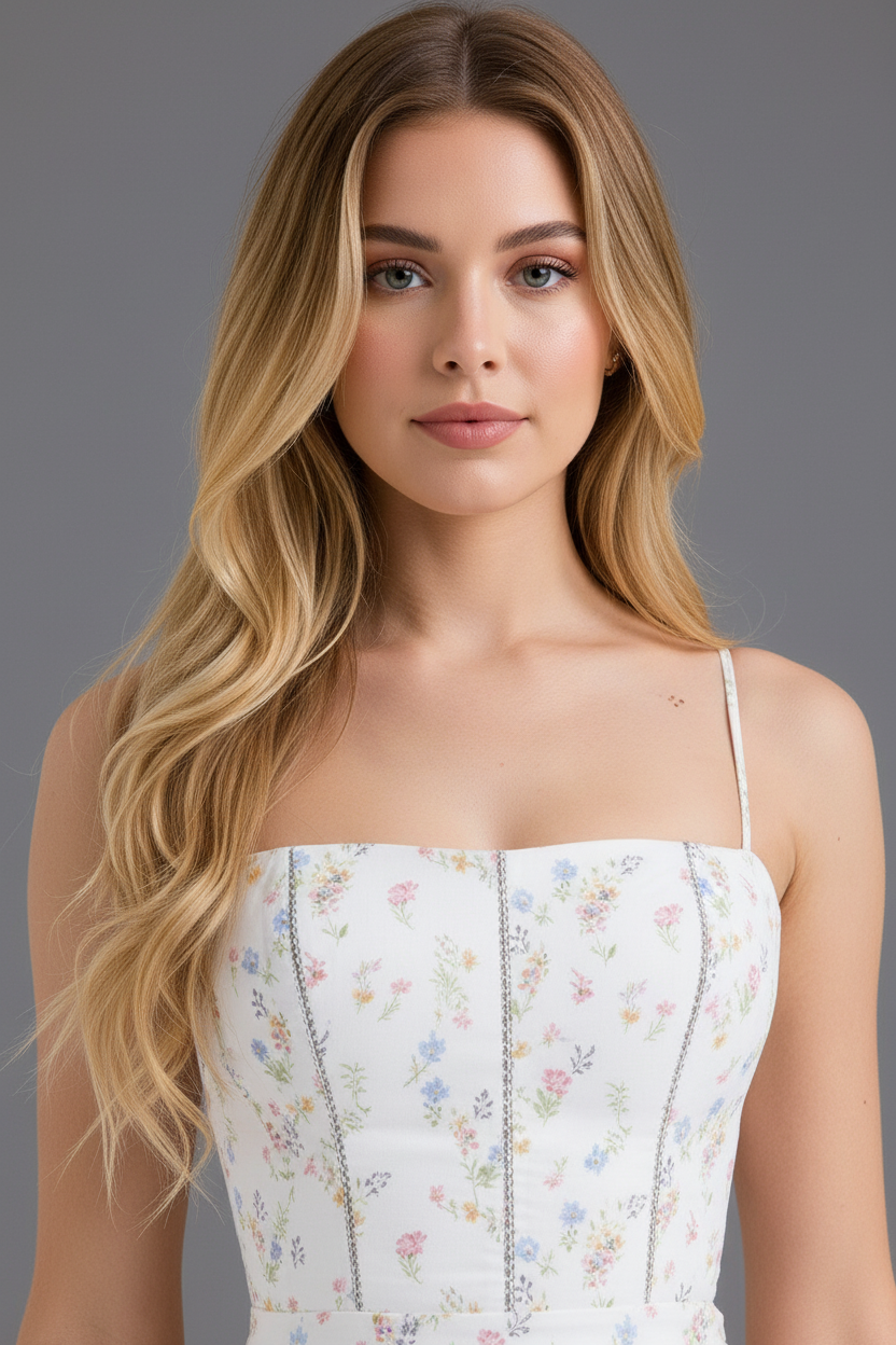 Livette - Printed Maxi Dress - Floral Print