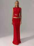 Ashley - Lace Set - Red