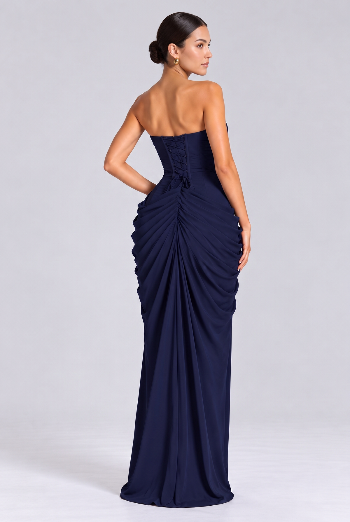 Ashley - Lois Maxi Dress - Navy