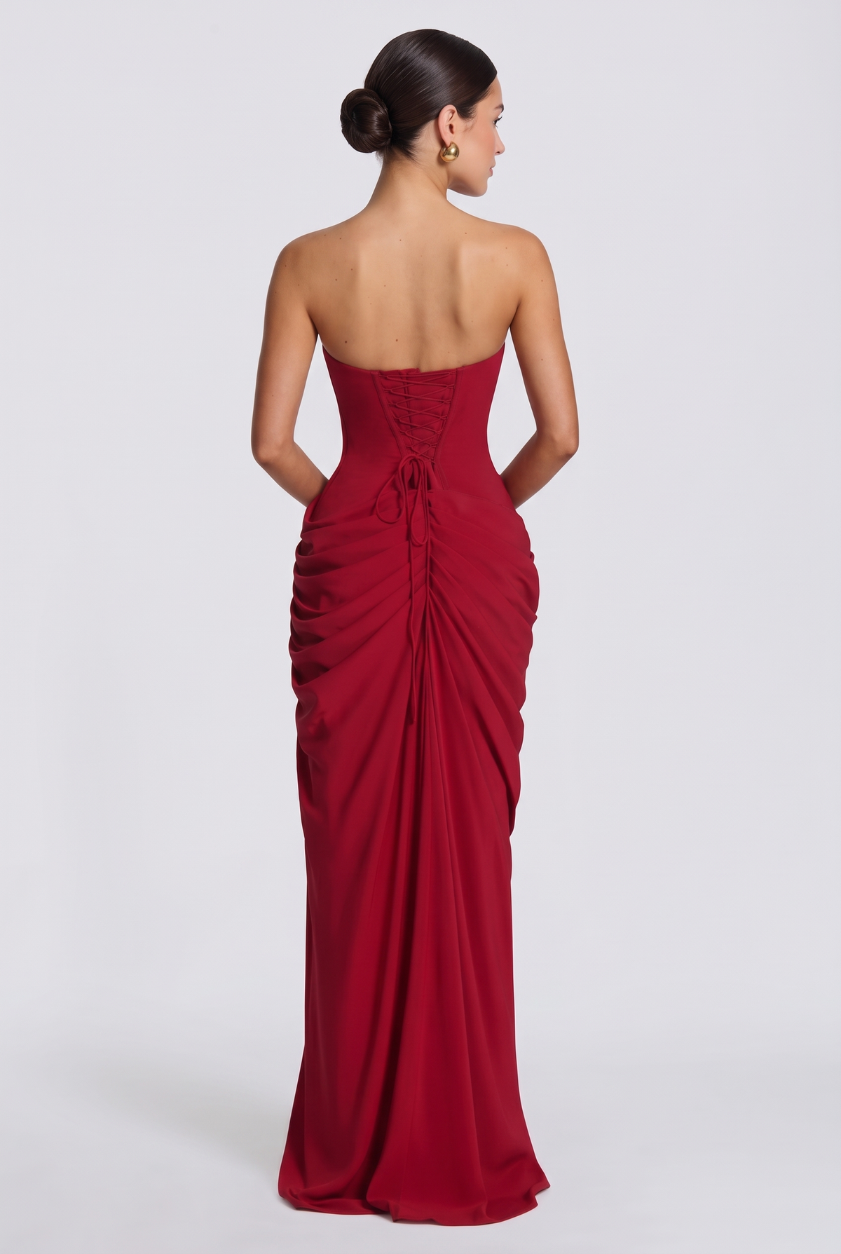 Ashley - Lois Maxi Dress - Red