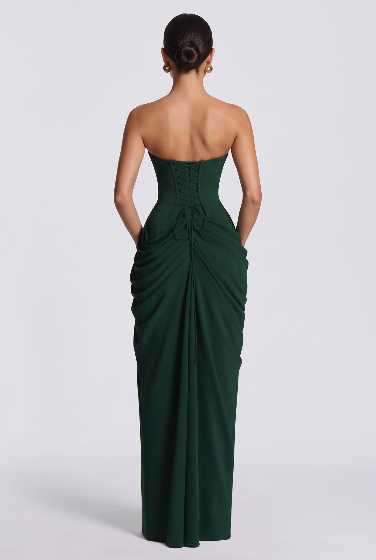 Ashley - Lois Maxi Dress - Emerald